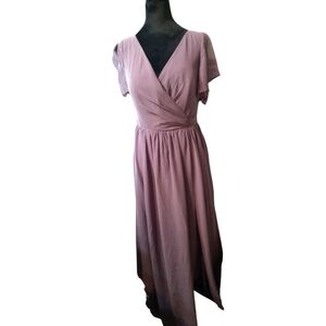 Revelry Elegant Lavender Long Dress Chiffon Size 12